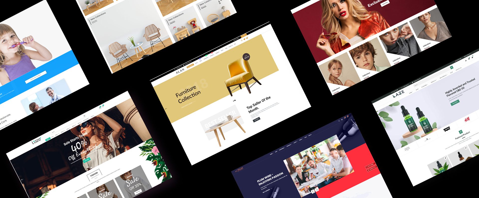 Huge Range of Ready-to-Use Theme